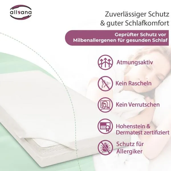 Allsana sensitive care Matratzenbezug 120x200x24 cm